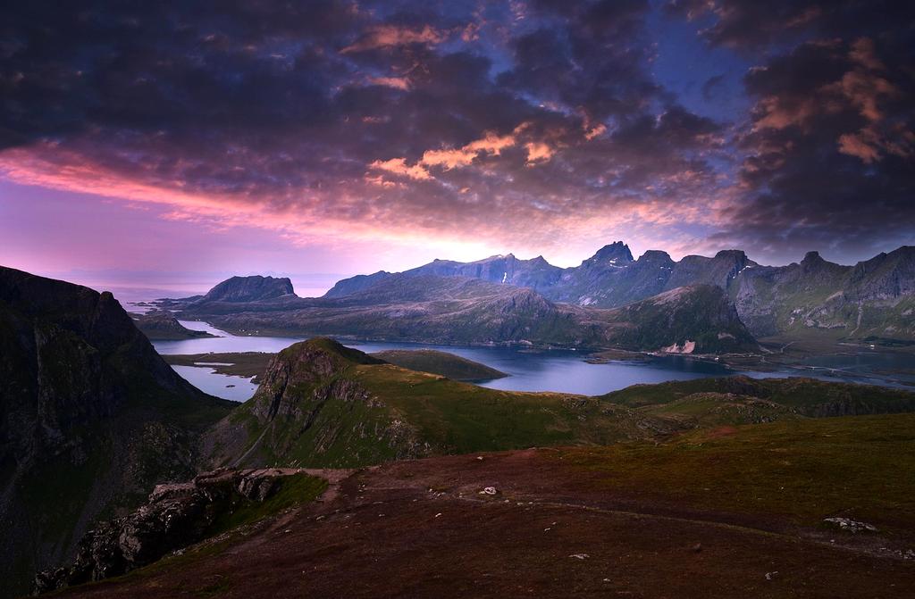 Scenic view of a fjord in Norway